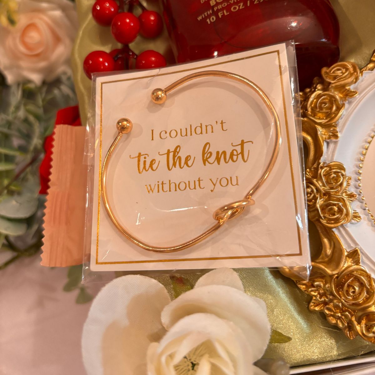 Tie the Knot” Keepsake Bracelet -Japanese Bridesmaid Gift